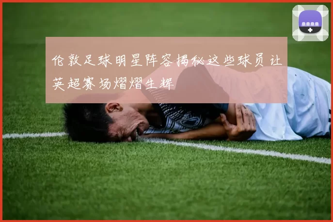 伦敦足球明星阵容揭秘这些球员让英超赛场熠熠生辉
